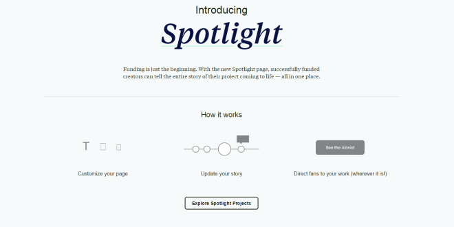 Kickstarter Gives Project Pages A Beautiful Facelift