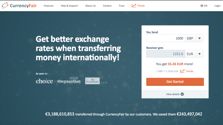 CurrencyFair scores further €8M for p2p currency exchange