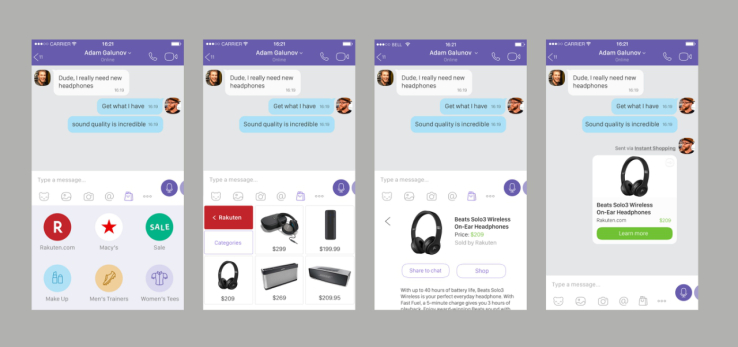 Messaging app Viber adds e-commerce button to sell you items inspired by your chats