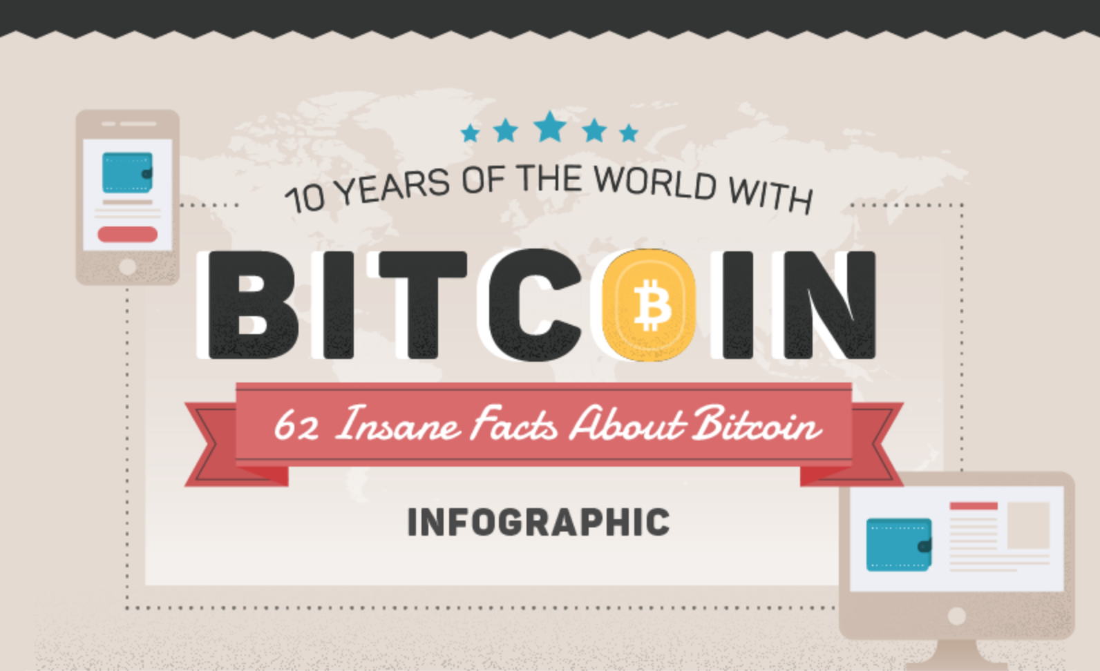 62 Insane Facts About Bitcoin – Infographic