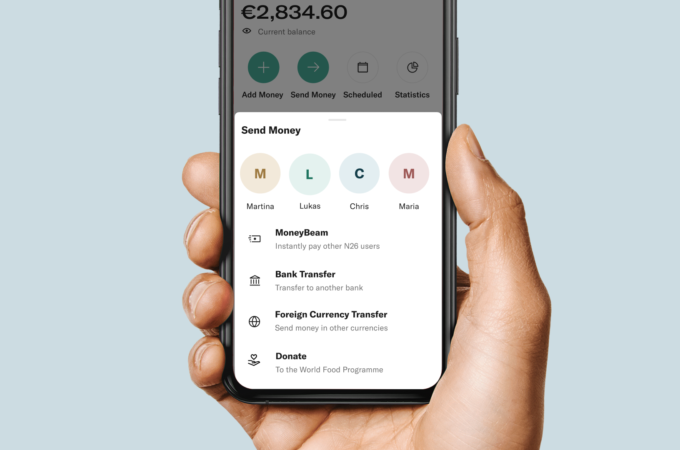 N26 introduces new donation functionality