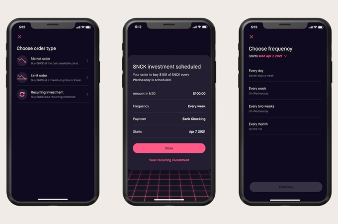 Robinhood Launches Crypto Recurring Investments