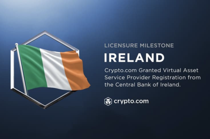 Crypto.com Gains Approval to Operate as a Virtual Asset Service Provider in Ireland